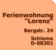 Hier erhalten Sie einen berblick von Ferienwohnung I.